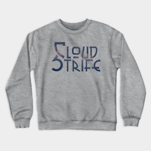 Cloud Strife Crewneck Sweatshirt by afternoontees